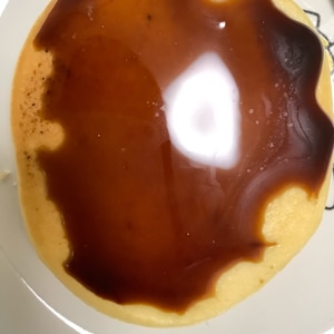 ダブルで美味しい♪黒糖黒蜜ホットケーキ